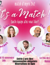 It’s a Match – Théâtre d’impro