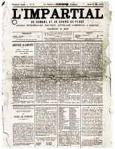 Visite du Journal l'Impartial