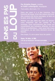 DANS LES PAS DU LOUP, Spectacle de conte