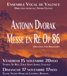 Concert Antonin Dvorak Messe en Ré Op 86