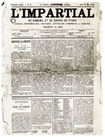 Visite du Journal l'Impartial