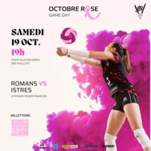 Match OCTOBRE ROSE Romans Volley Ball - Istre