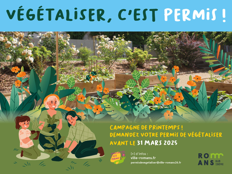 Permis de végétaliser : campagne de mars